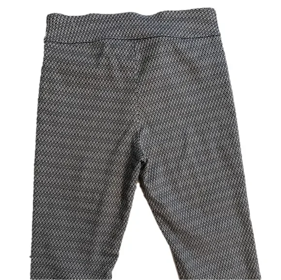 Dana Buchman Knit Tummy Control Pull On Ankle Dress Pants Geo Cubes Size S - Picture 6 of 12